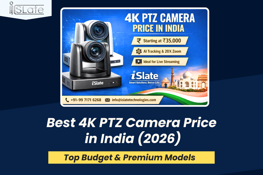 Best 4K PTZ Camera Price in India (2026)  | Top Budget & Premium Models for Live Streaming