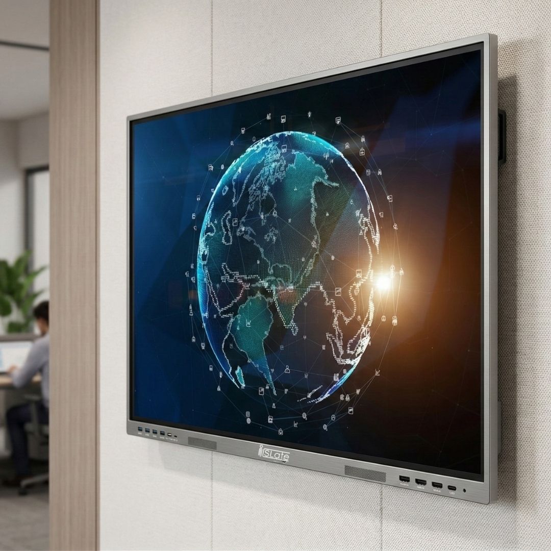 iSLate Interactive Flat Panel N Series 55 Inch | 4K Smart Classroom Display | 8GB RAM / 128GB ROM