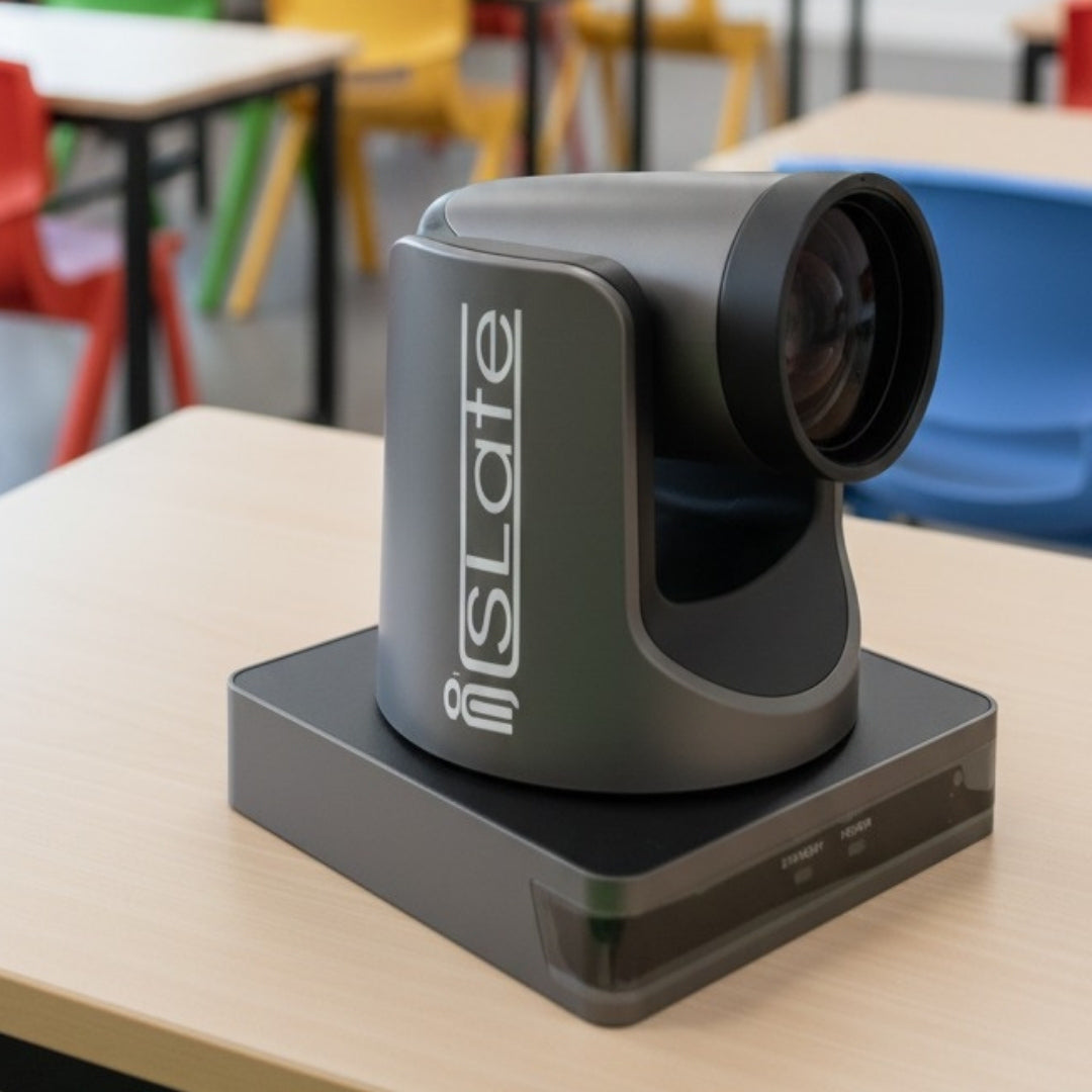 iSLate 4K PTZ Camera | Ultra HD Auto Tracking | Zoom Certified | Smart Classroom & Studio Camera